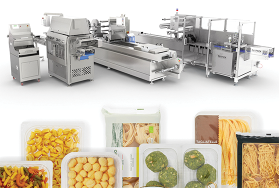 Packaging machines feature modified atmosphere to preserve pasta